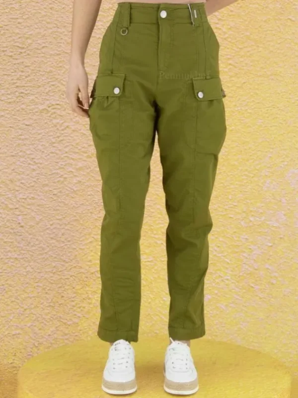 High trousers EXPLORE 702778 Green
