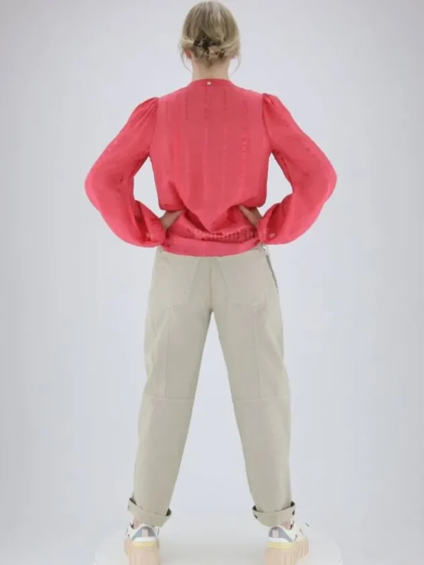 High trousers GO AHAED 702654 Beige