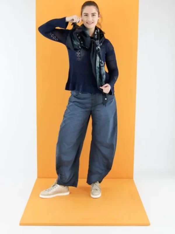 High trousers HAPPILY 702966 Blue