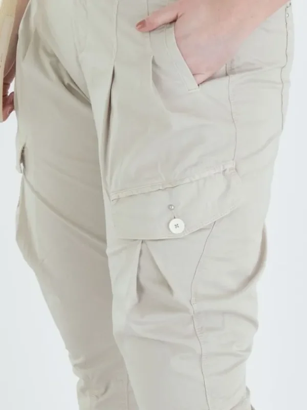 High trousers HECTIC 702884 Beige