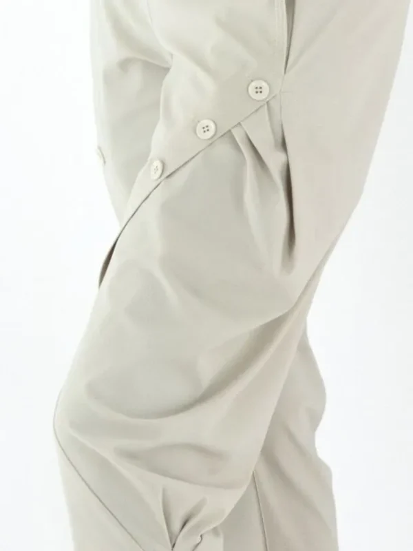 High trousers HURRY S01814 Beige