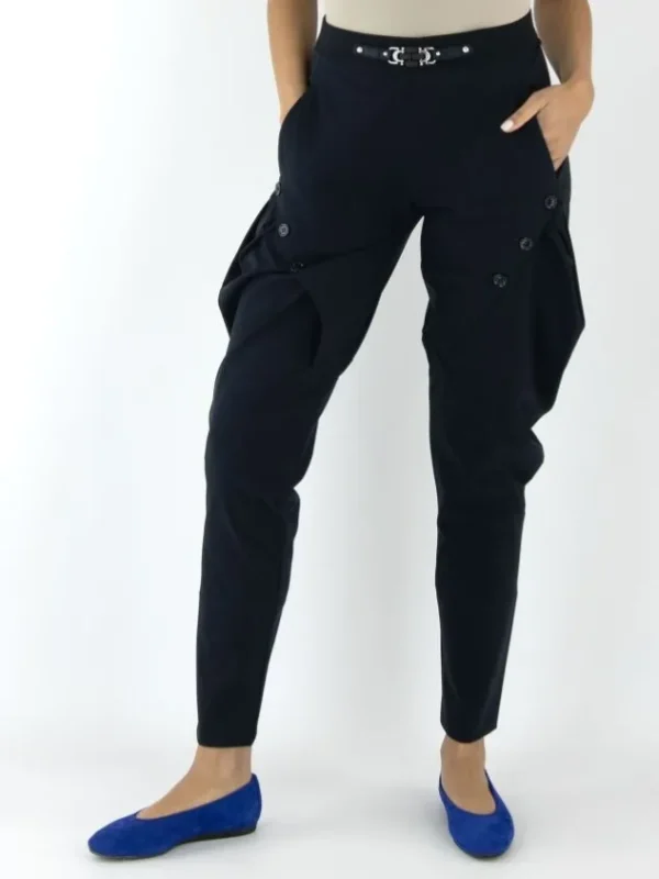 High trousers HURRY S01814 Blue