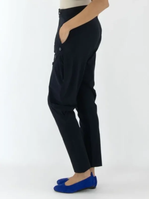 High trousers HURRY S01814 Blue