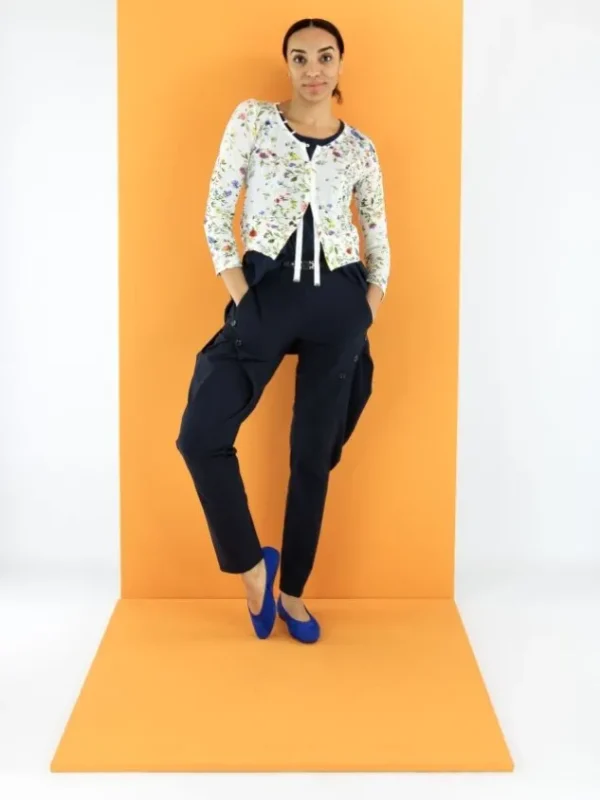 High trousers HURRY S01814 Blue