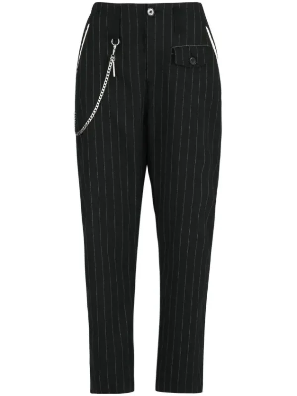 High trousers HYPER S01828 Black