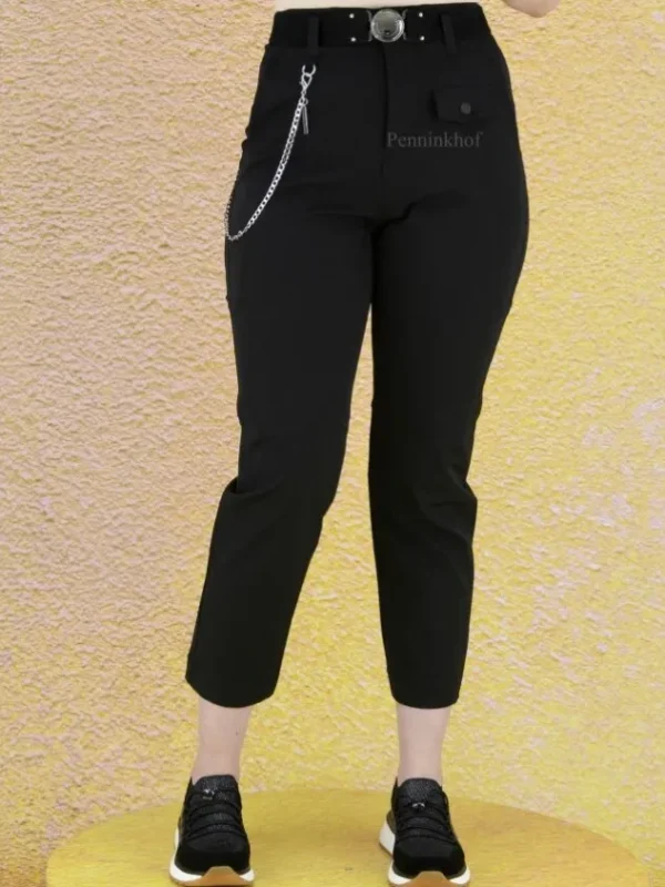 High trousers HYPER S01697 Black