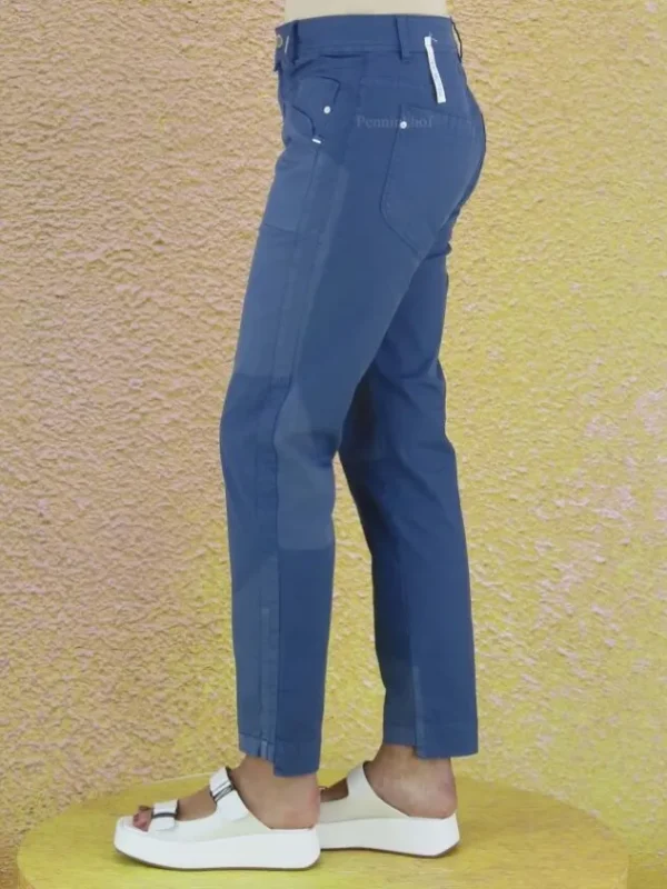 High trousers KICK OFF 702760 Blue