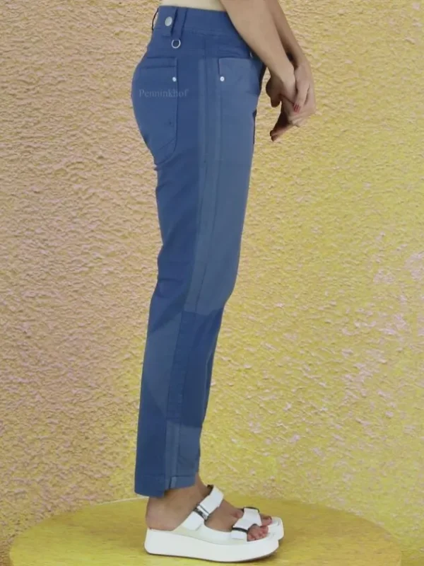 High trousers KICK OFF 702760 Blue