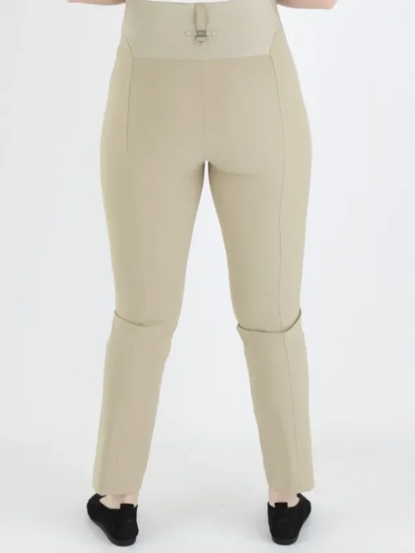 High trousers MINIMALIST S01764 Beige