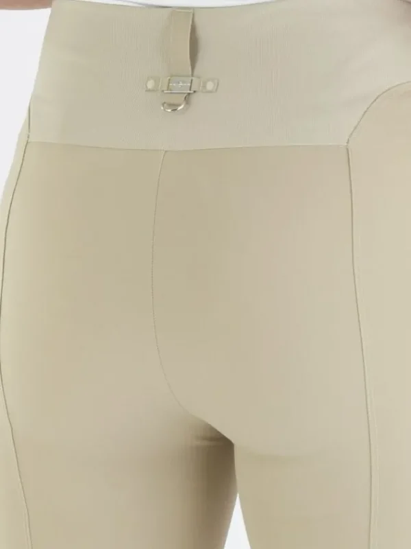 High trousers MINIMALIST S01764 Beige