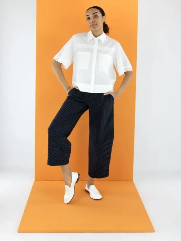 High trousers MINORITY S01812 Blue