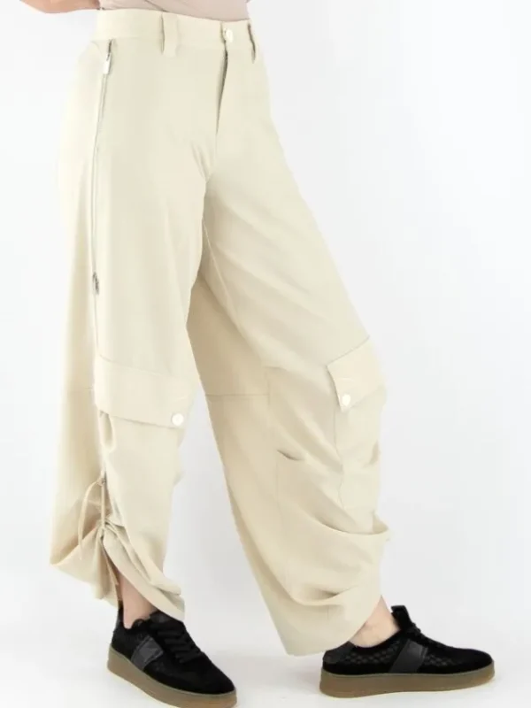 High trousers OUTGOING S01821 Beige
