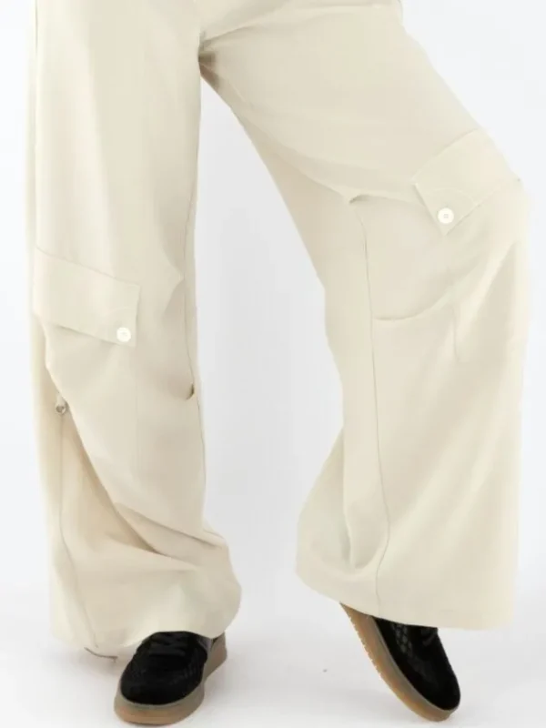 High trousers OUTGOING S01821 Beige