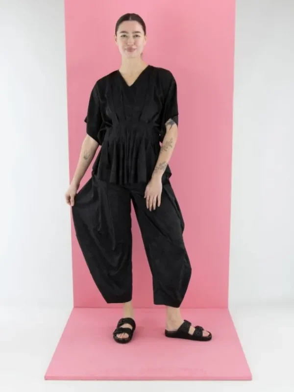 High trousers PARADOX S01802 Black
