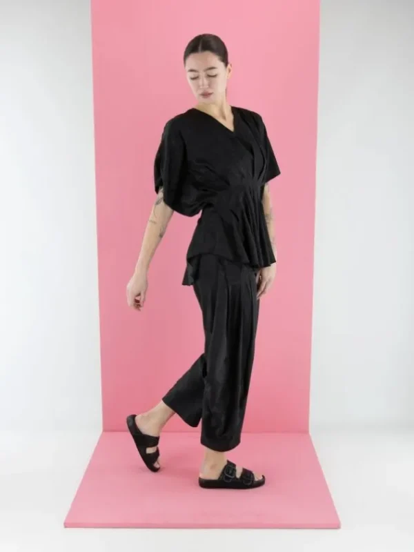 High trousers PARADOX S01802 Black