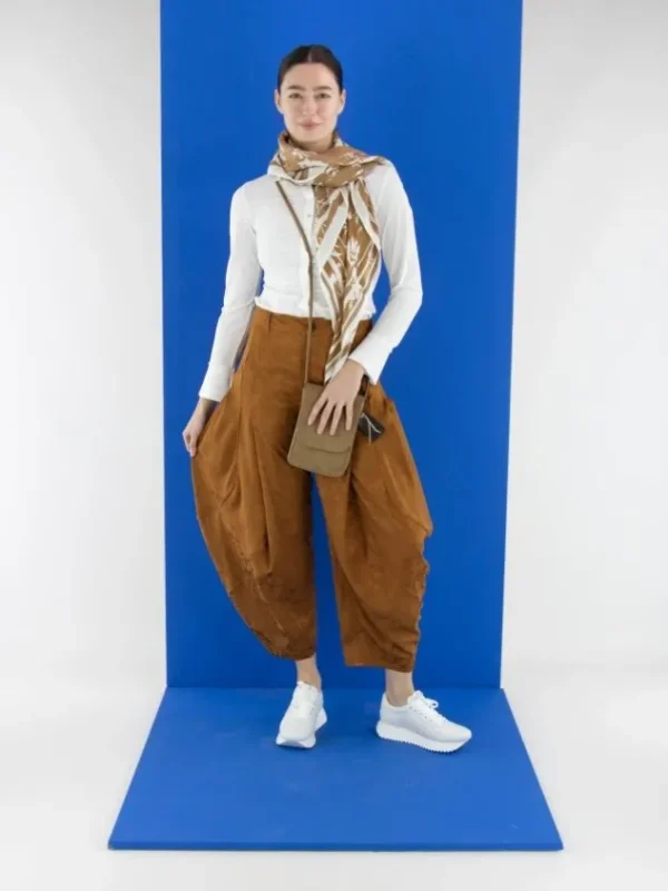 High trousers PARADOX S01802 Cognac