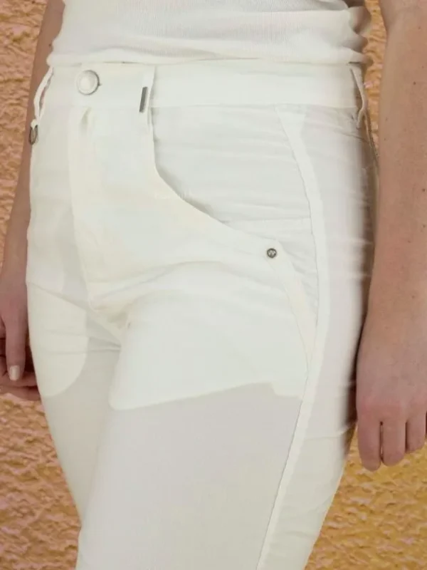 High trousers PRESUME 702780 White