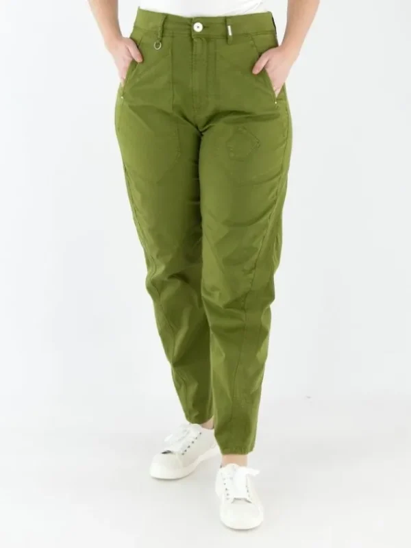High trousers PULSATE 702967 Green