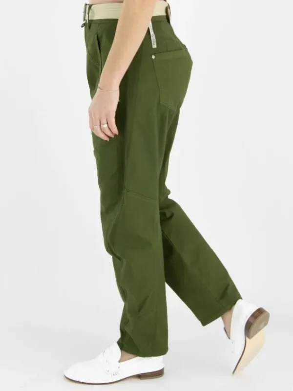 High trousers PULSATE 702822 Green