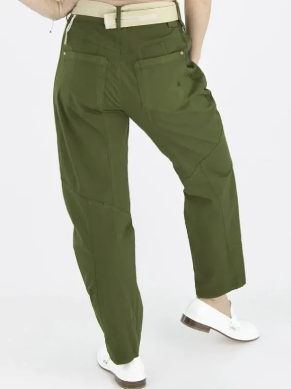 High trousers PULSATE 702822 Green