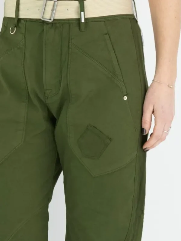 High trousers PULSATE 702822 Green