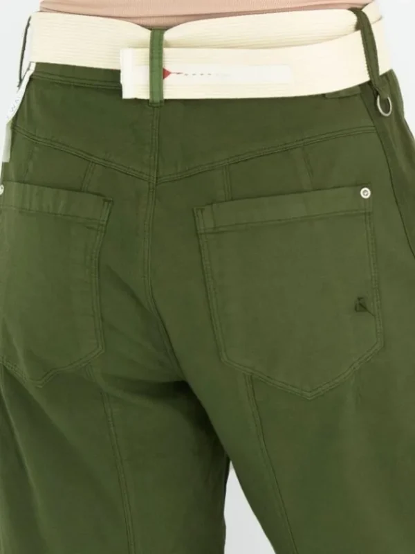 High trousers PULSATE 702822 Green