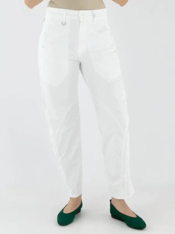 High trousers PULSATE 702967 White
