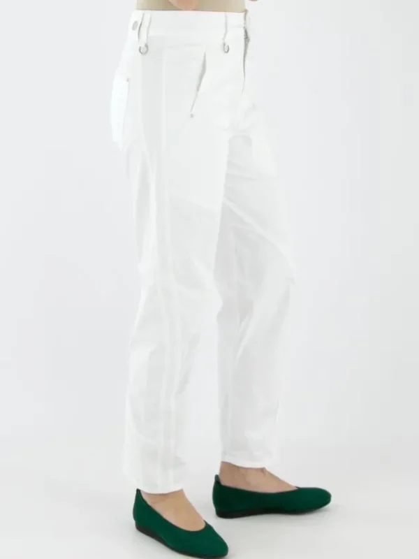 High trousers PULSATE 702967 White