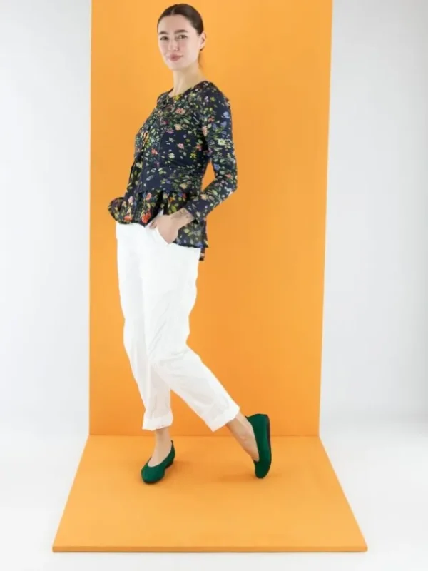 High trousers PULSATE 702967 White