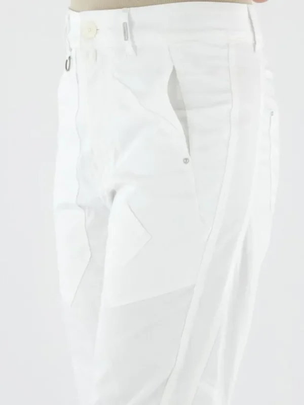 High trousers PULSATE 702967 White