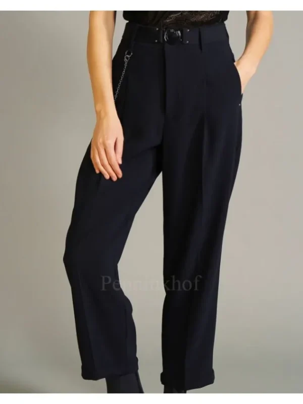 High trousers RATIONALE S01575 Blue