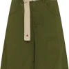 High trousers TRICKERY 704092 Green