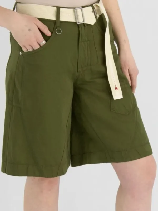 High trousers TRICKERY 704092 Green