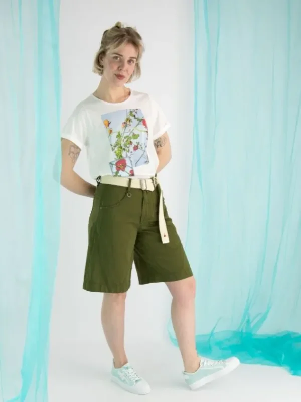 High trousers TRICKERY 704092 Green