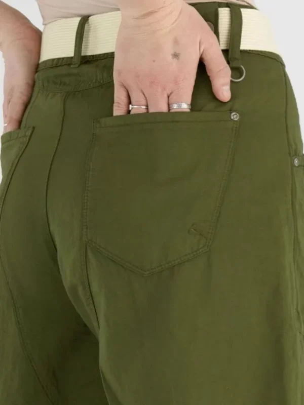 High trousers TRICKERY 704092 Green