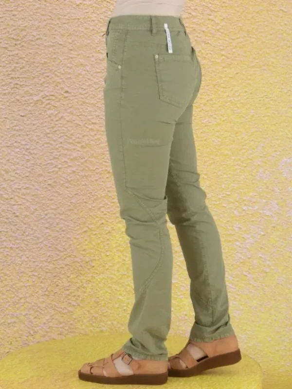 High trousers WISE UP 702777 Green