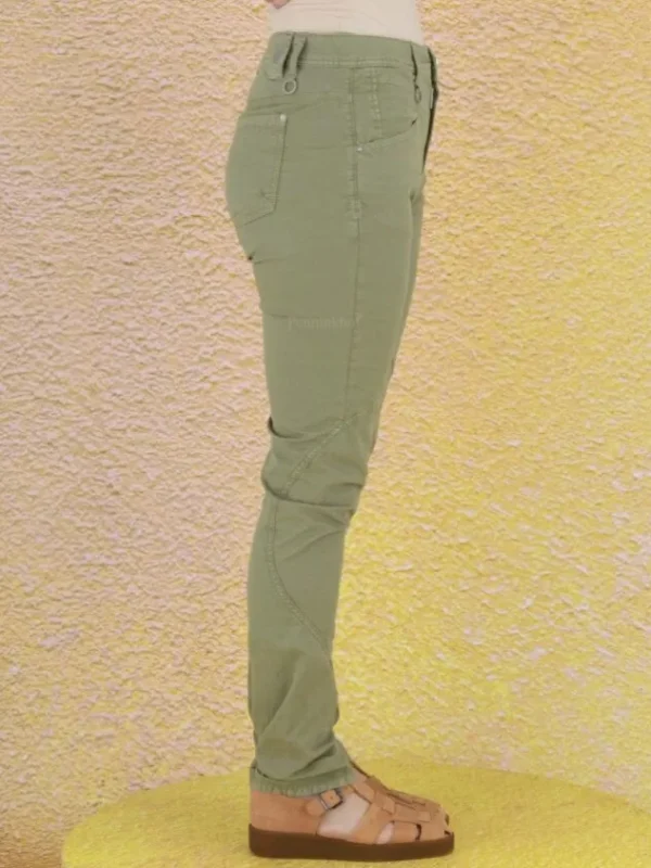High trousers WISE UP 702777 Green
