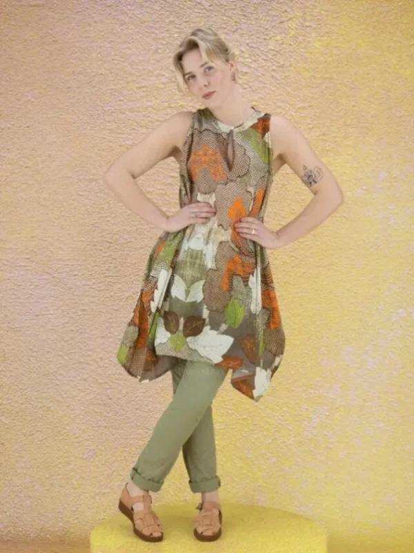 High trousers WISE UP 702777 Green