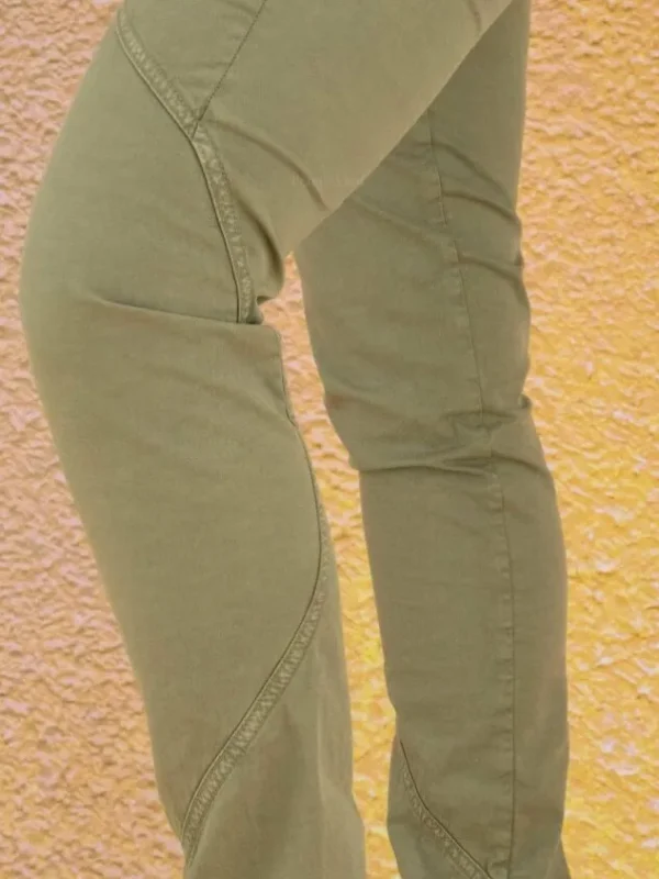 High trousers WISE UP 702777 Green