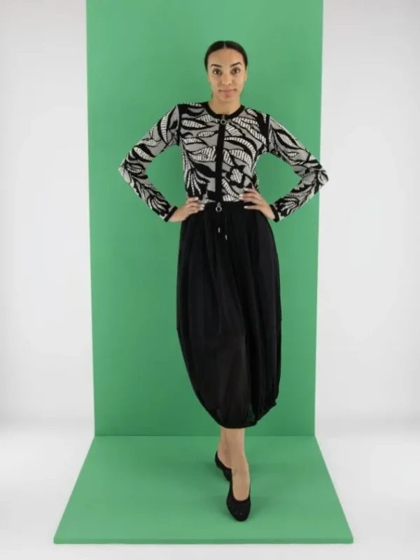 High vests INTERESTING S55219 Black