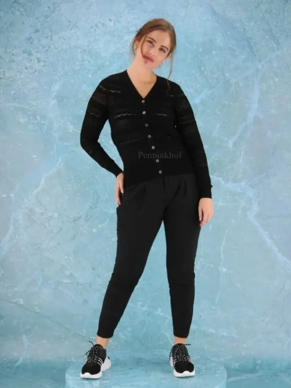 High vests ORNAMENT S55166 Black