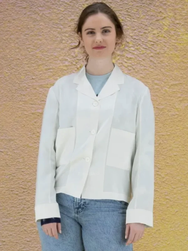 High vests UP TO DATE S30190 Cream White