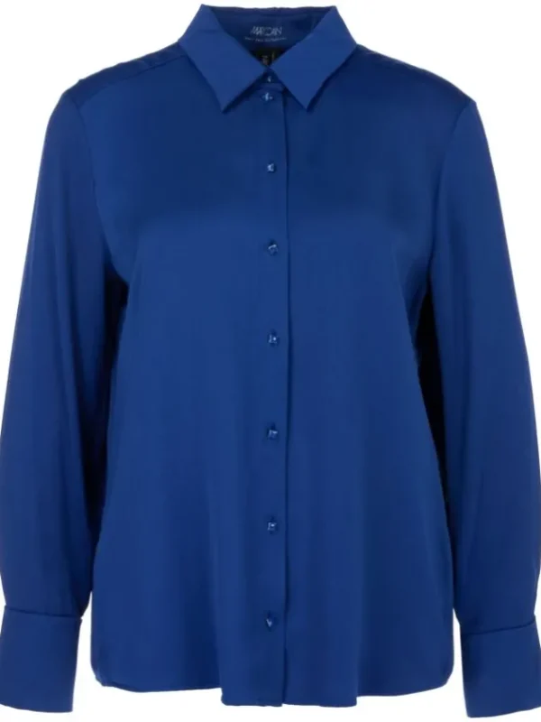 Marc Cain blouses YC 51.12 W01 Blue