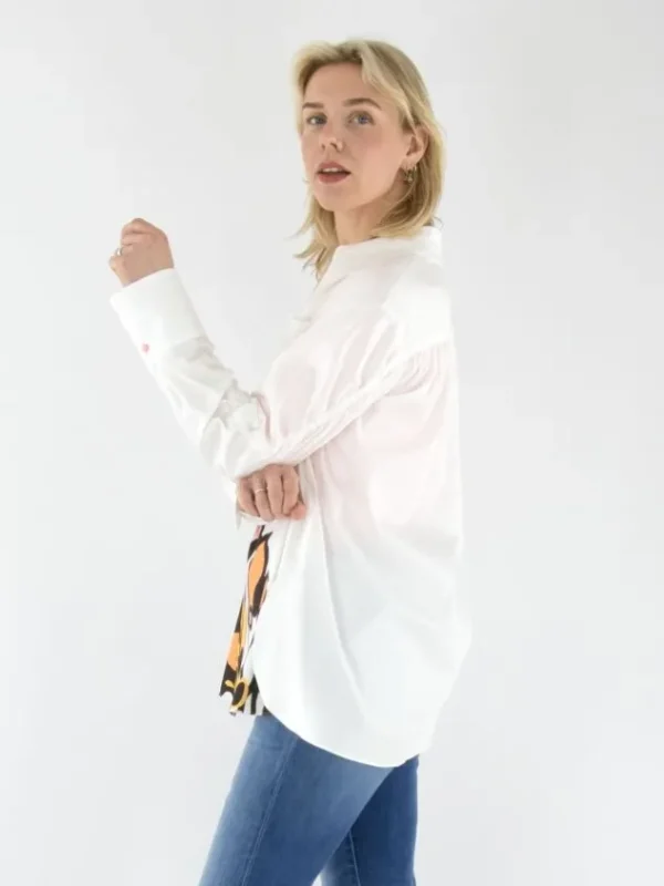 Marc Cain blouses YC 51.19 W26 Cream White