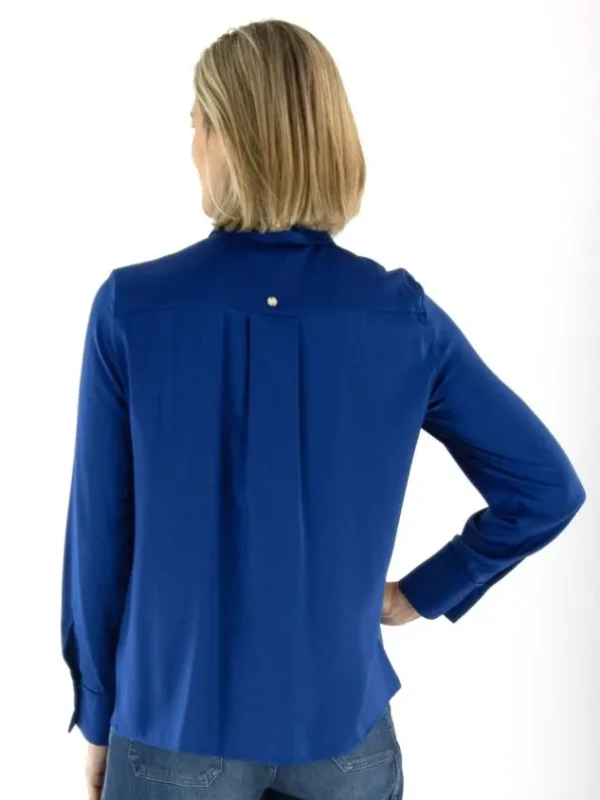 Marc Cain blouses YC 51.12 W01 Blue