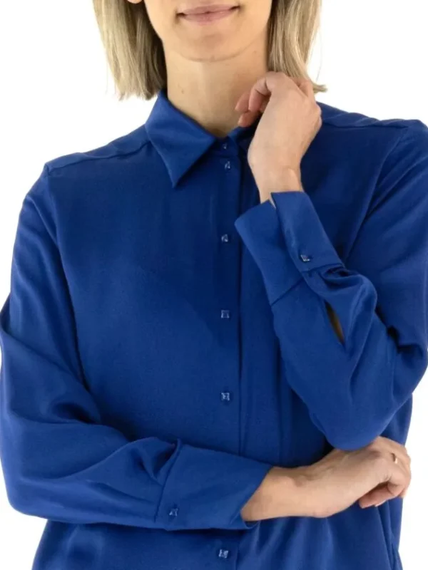 Marc Cain blouses YC 51.12 W01 Blue