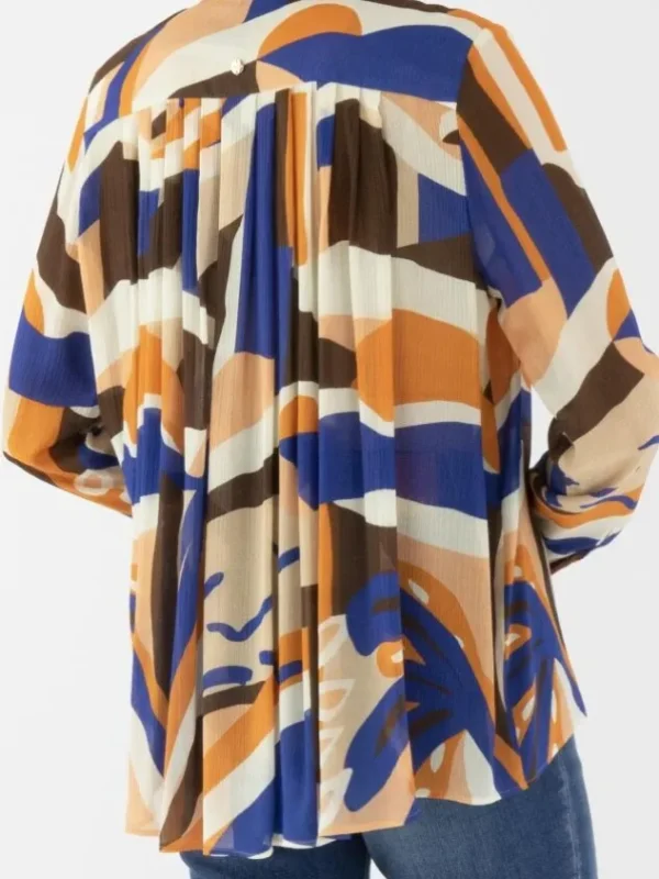 Marc Cain blouses YC 51.24 W11 Blue