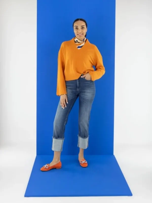 Marc Cain pullovers YC 41.08 M68 Orange