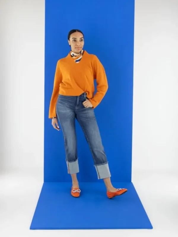 Marc Cain pullovers YC 41.08 M68 Orange
