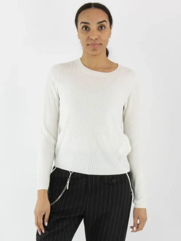 Marc Cain pullovers YS 41.23 M80 Cream White